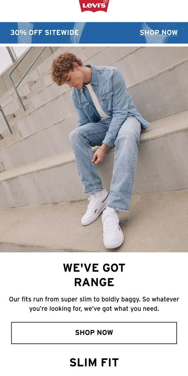 Email from Levi's. Discover your dream jeans