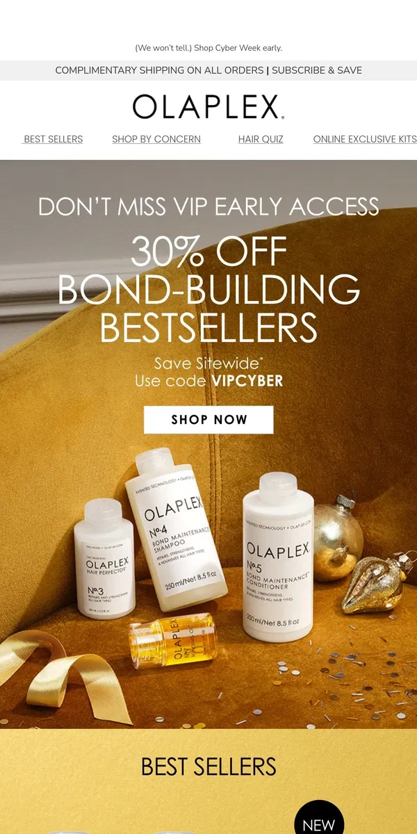 Email from OLAPLEX. Get 30% Off Now Before Anyone Else.