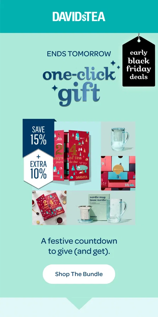 Email from DAVIDsTEA. Save on our NEW bundle 🙌