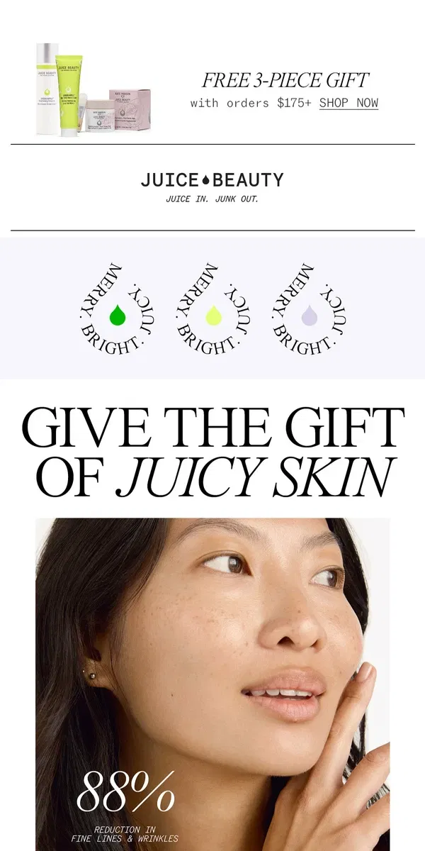 Email from Juice Beauty. Say Thanks With This 2-Step Morning Routine