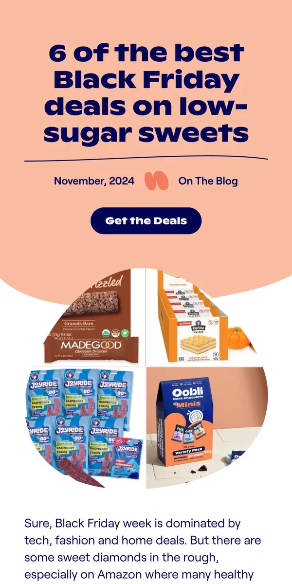 Email from Oobli. 6 Super Sweet Deals