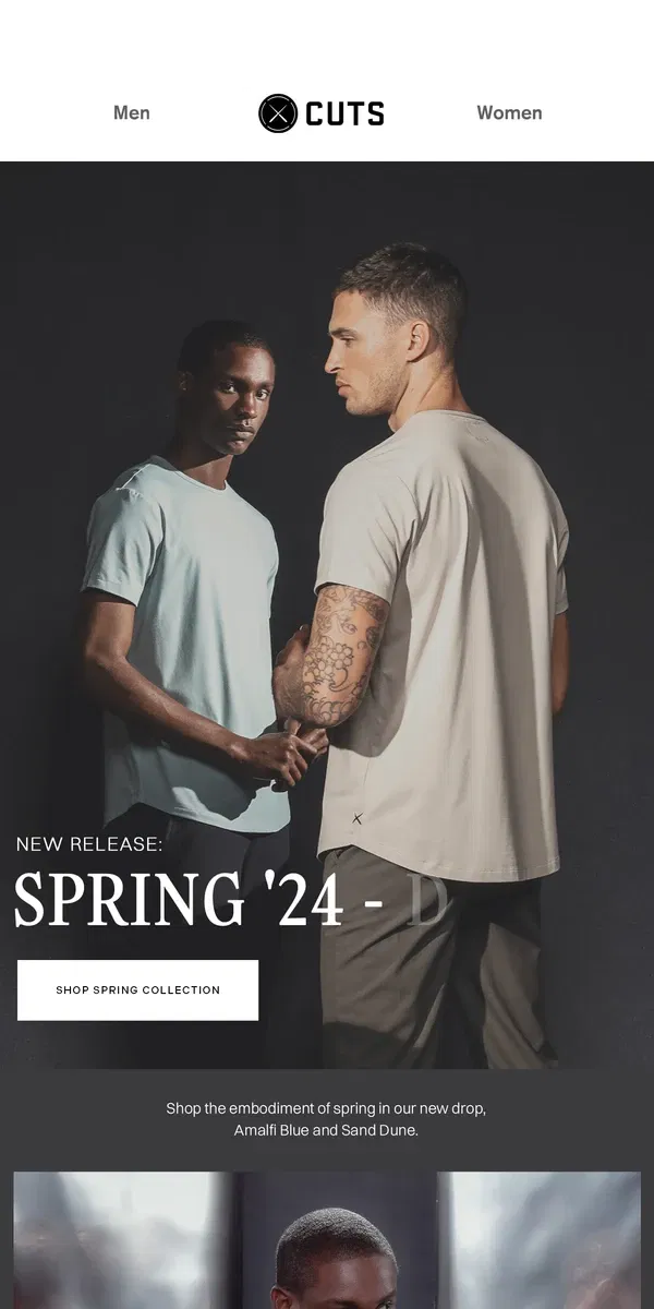 Email from Cuts. NEW RELEASE: Spring Drop II