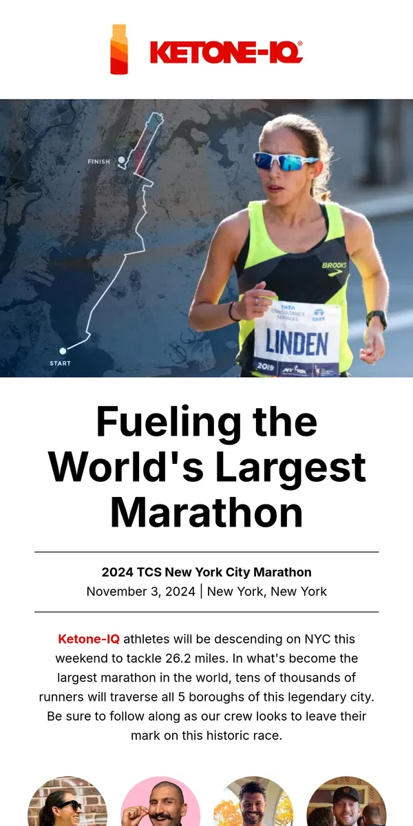 Email from Ketone-IQ. Run with Us in NYC