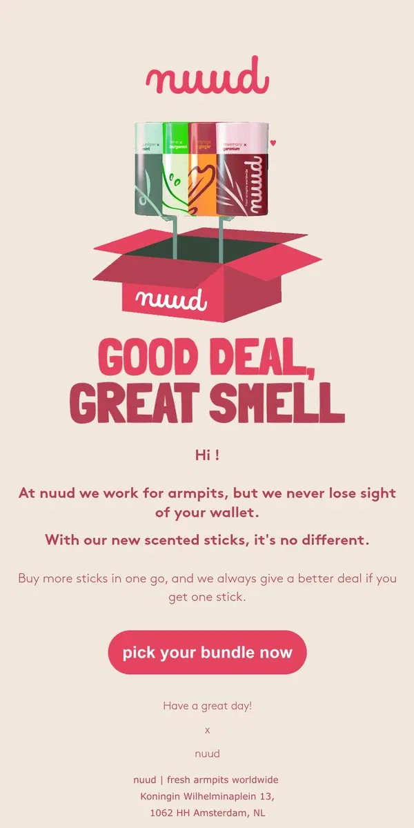 Email from nuud. Check out our botanical bundles