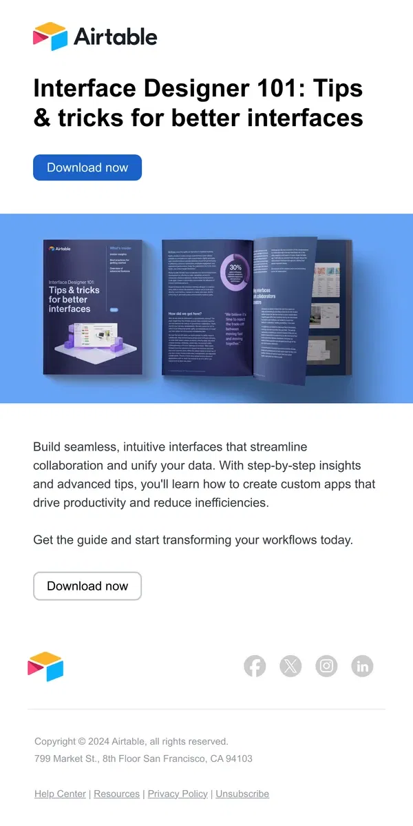 Email from Airtable. Your complete "how to" guide for Interface Designer