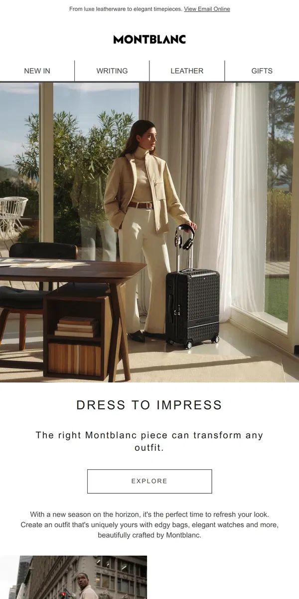 Email from Montblanc. Elevate your outfit with Montblanc