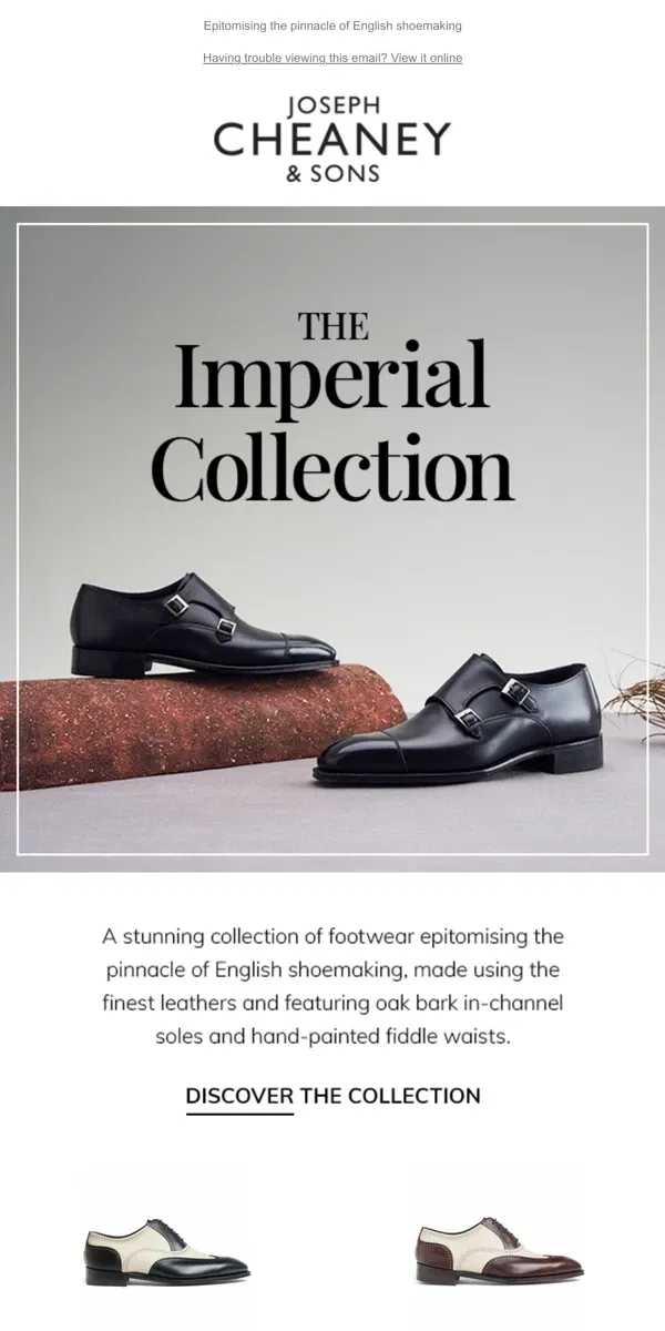 Email from Joseph Cheaney. The Imperial Collection