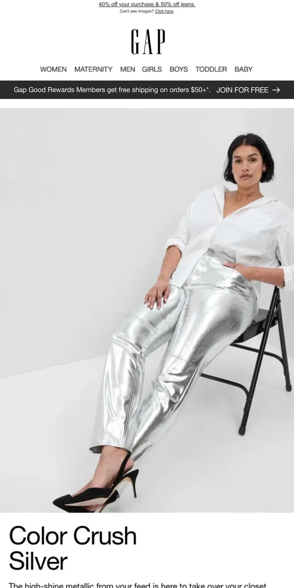 Email from GAP. Silver renaissance