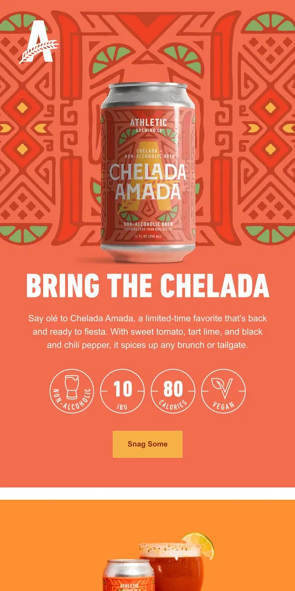 Email from Athletic Brewing Co. Chelada? Why nada.