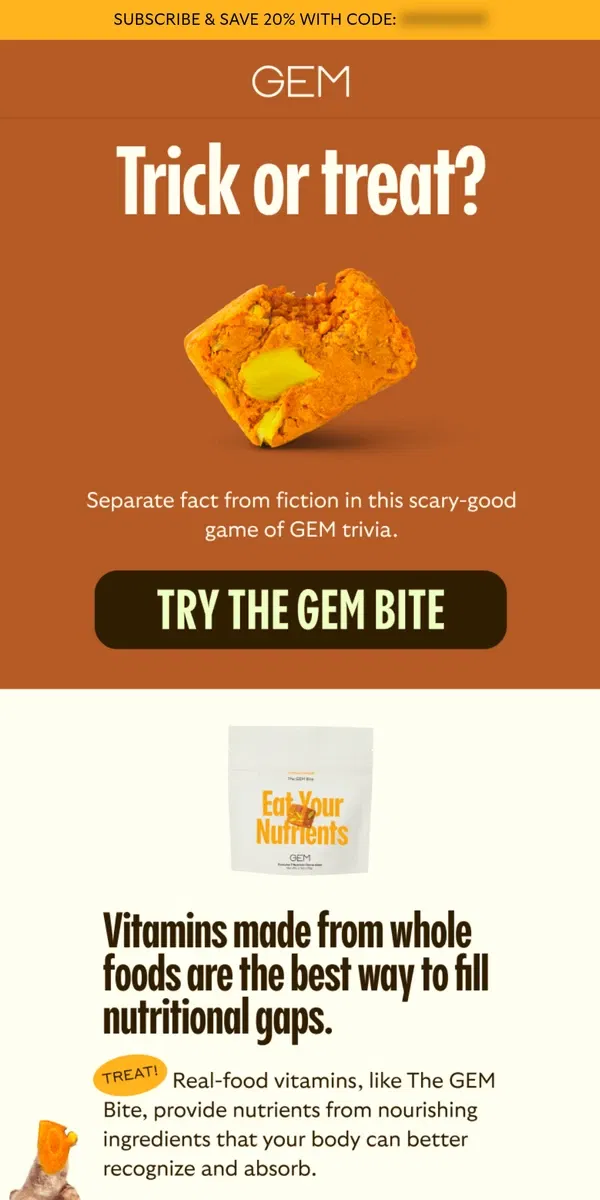 Email from GEM. Bite-sized trivia, GEM style