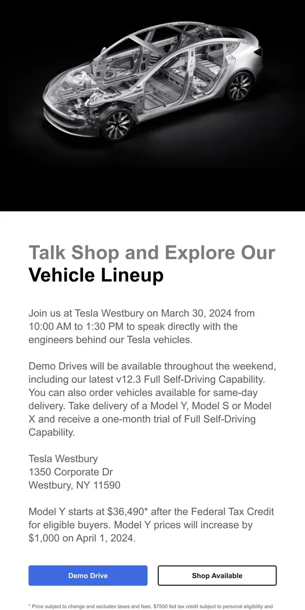 Email from Tesla. Meet the Engineers Behind Tesla