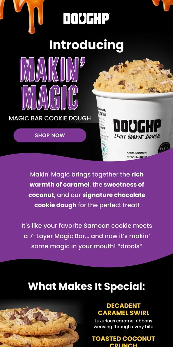 Email from Doughp. 🚨 NEW FLAVOR ALERT 🚨