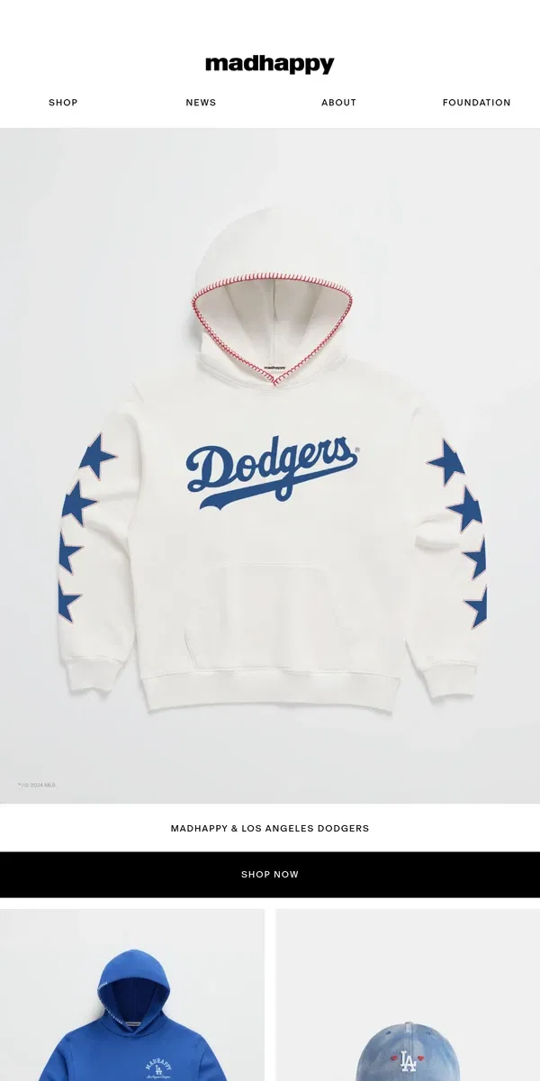 Email from Madhappy. Dodgers 2024 World Series Champions