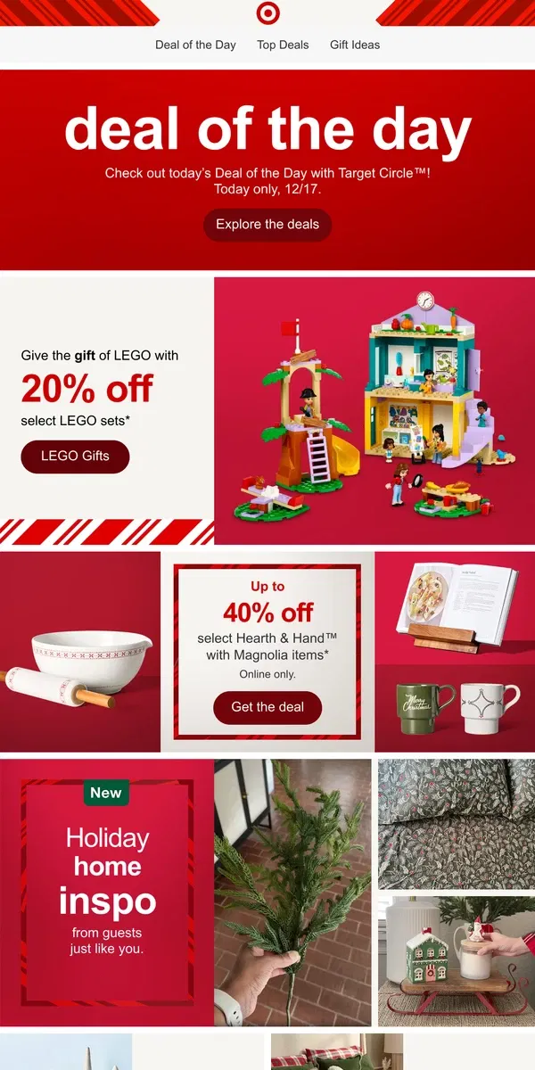 Email from Target. Unwrap today’s Deal of the Day!