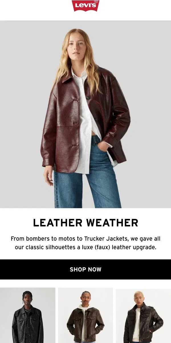 Email from Levi's. A closet must-add