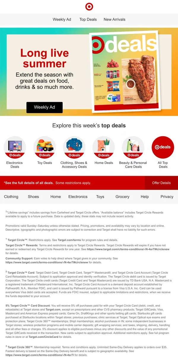 Email from Target. Your New Weekly Ad is here.