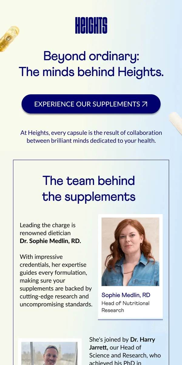 Email from Heights. Meet the minds behind Heights 🧠