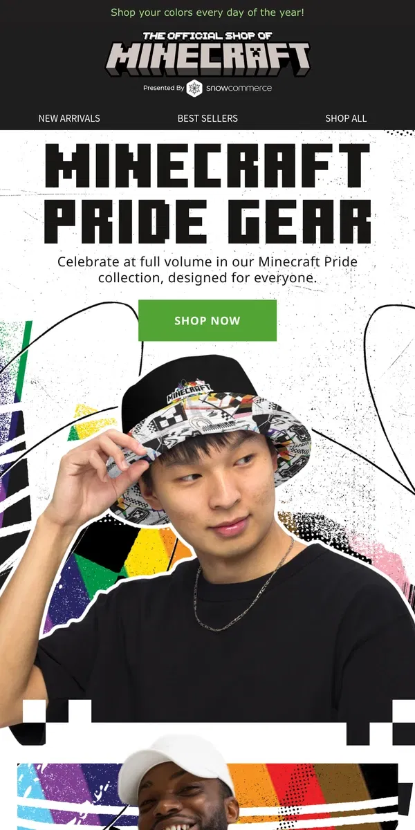 Email from Minecraft. Pride Month is Almost Over - But These Styles Are All Year Round!