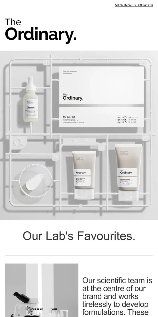 Email from The Ordinary. Discover favourites by our lab.