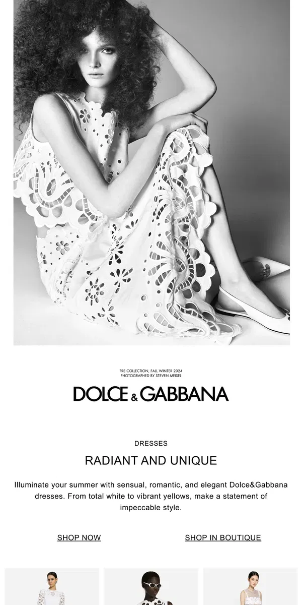 Email from Dolce & Gabbana. Everyday sophistication