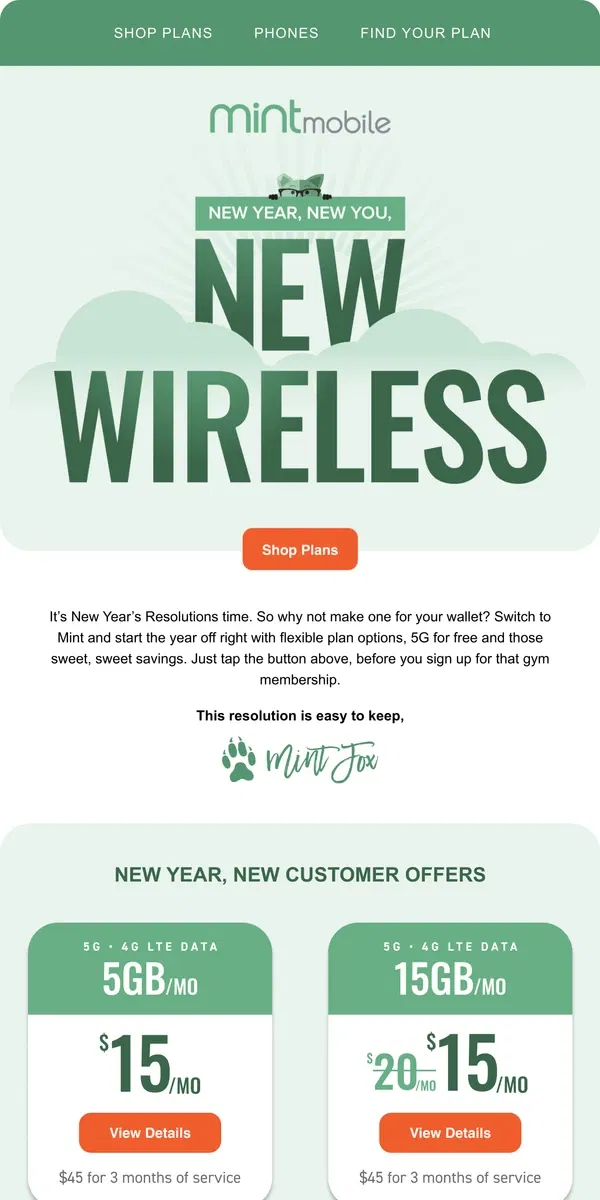 Email from Mint Mobile. Join Mint & leave big wireless bills in 2024