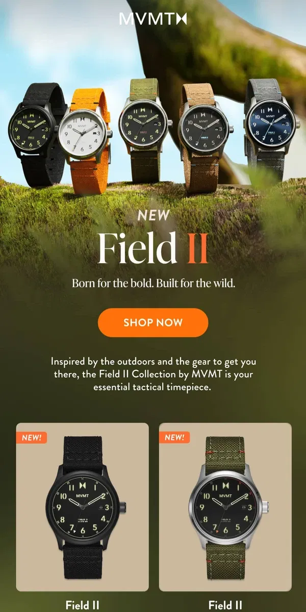 Email from MVMT. NEW: FIELD II