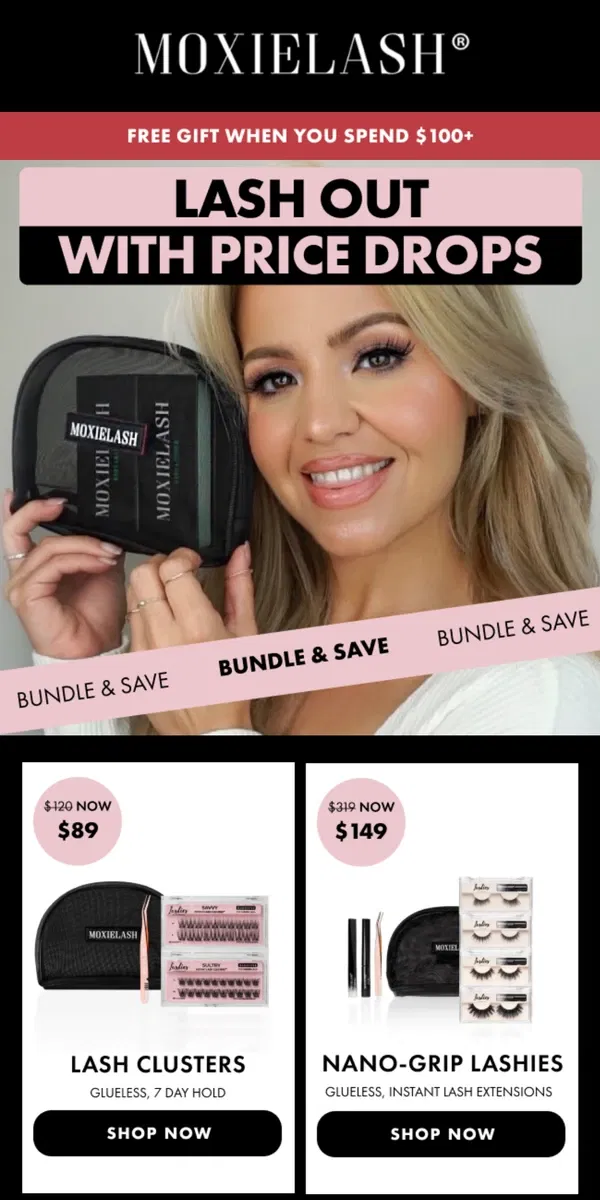 Email from MoxieLash. Bundle & Save Big: Exclusive Deals on Lash Sets!