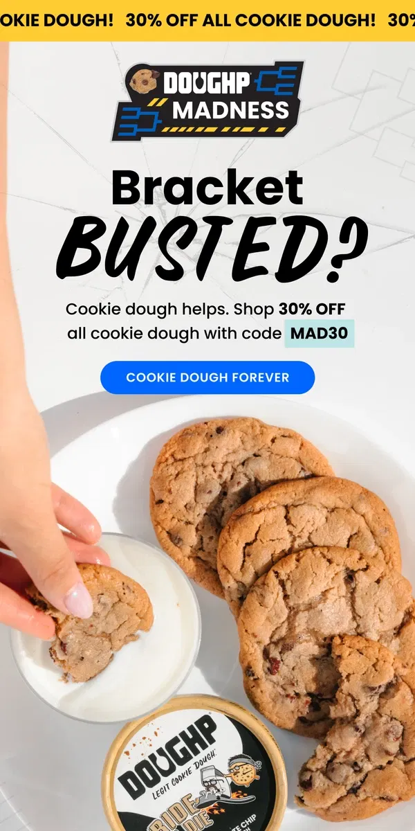 Email from Doughp. Bracket busted?