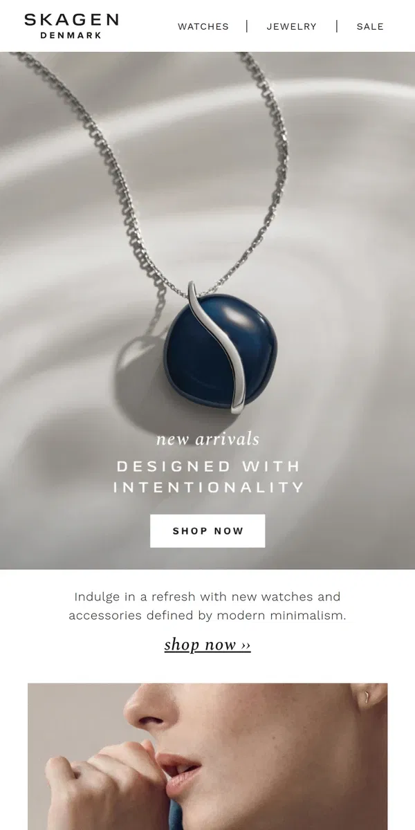 Email from Skagen. explore new minimalist must-haves.