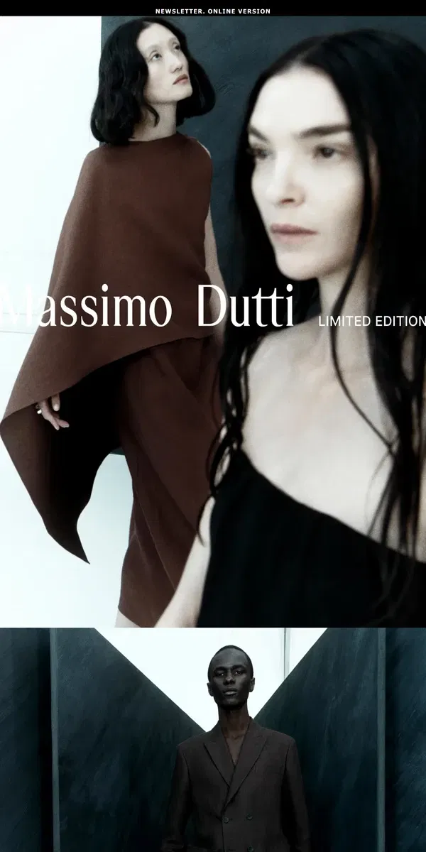 Email from Zara. Massimo Dutti on zara.com: SS24 Limited Edition