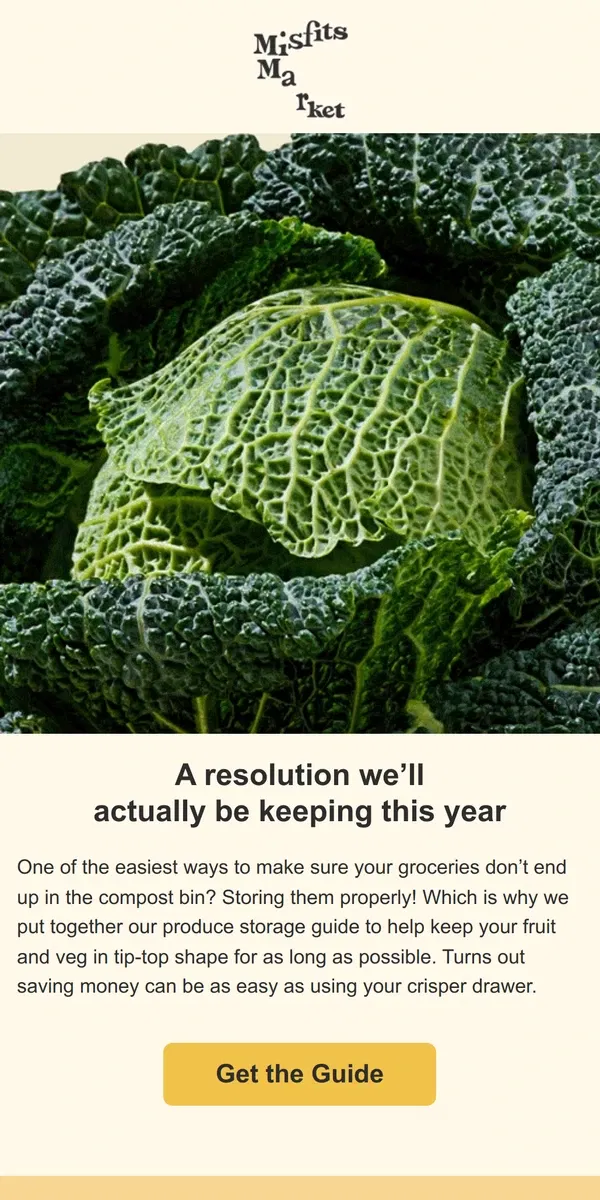 Email from Misfits Market. Start 2024 Off Fresh + What’s in Our Boxes This Week