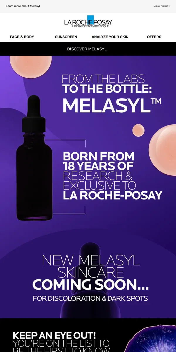 Email from La Roche-Posay. REMINDER: 3 days to go!