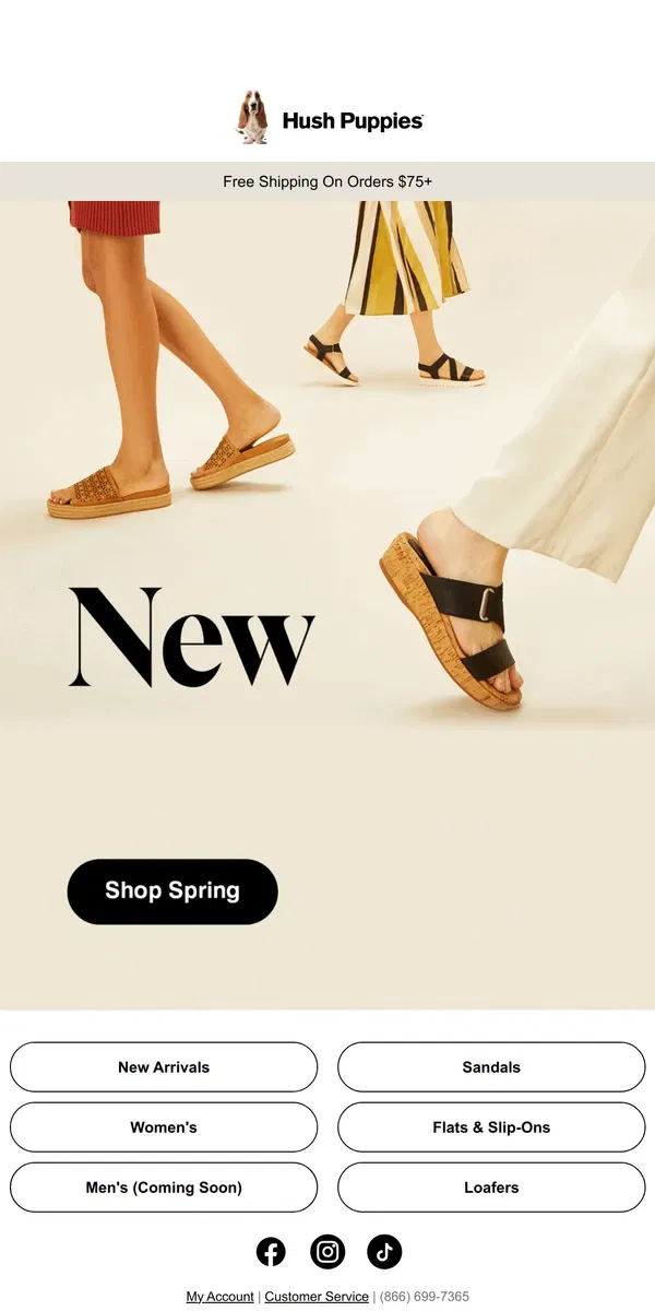 Email from Hush Puppies. NEW Styles Are Here! 🛍️✨