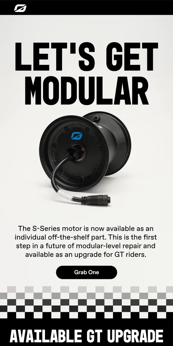 Email from Onewheel. Ready to get Modular? 🤙