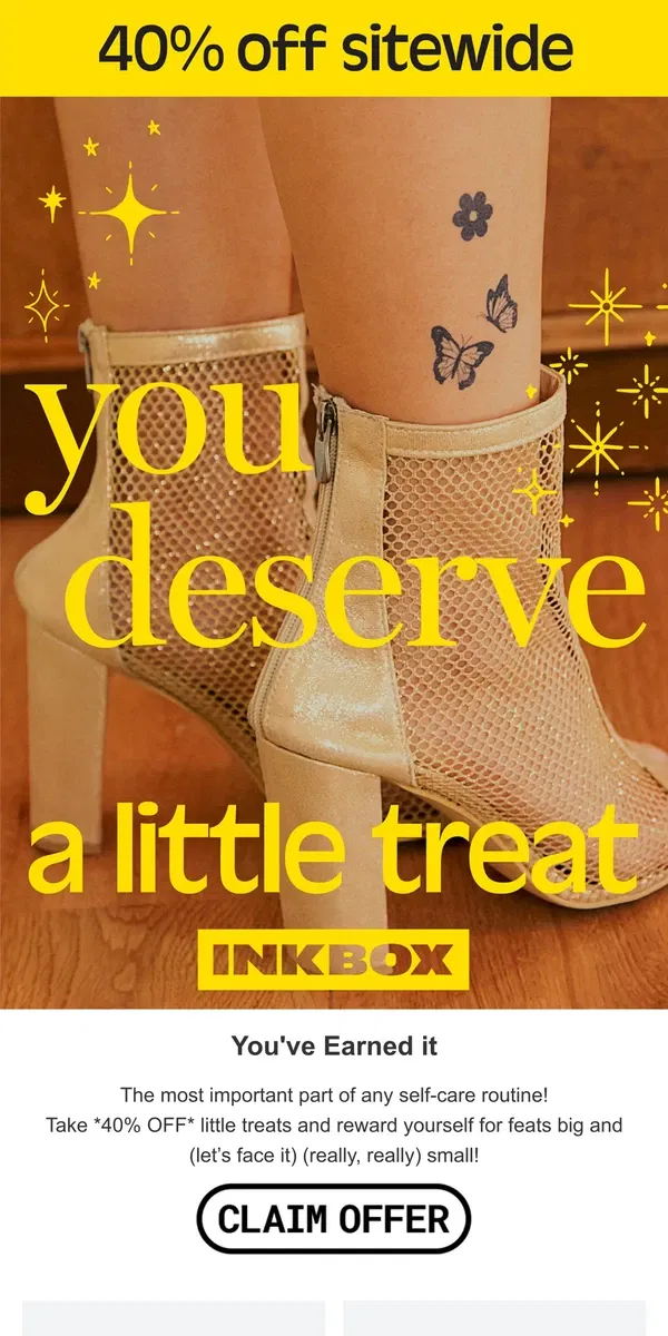 Email from Inkbox. 🎀 40% OFF Sitewide 🎀