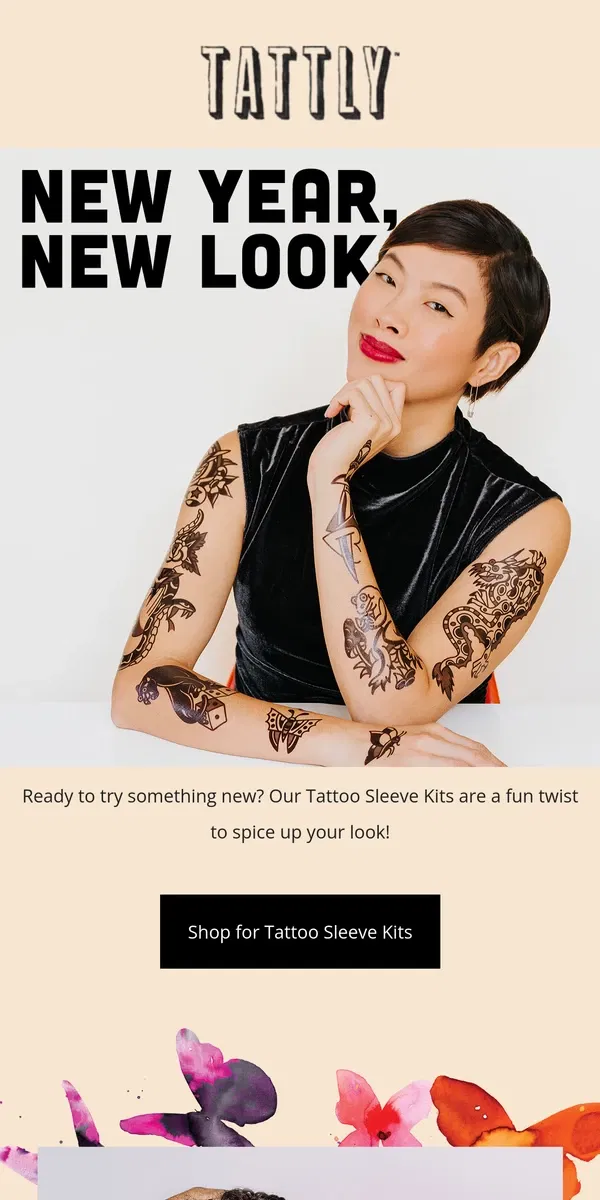 Email from Tattly. Create a New Look for the New Year 🔥