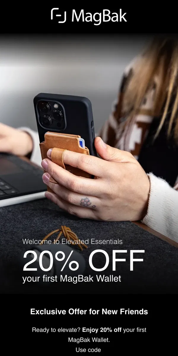 Email from MagBak. Unlock Exclusive Savings on MagBak Wallets