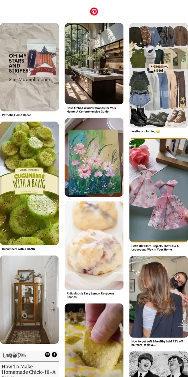 Email from Pinterest. ❤ [Name], these ideas are so you