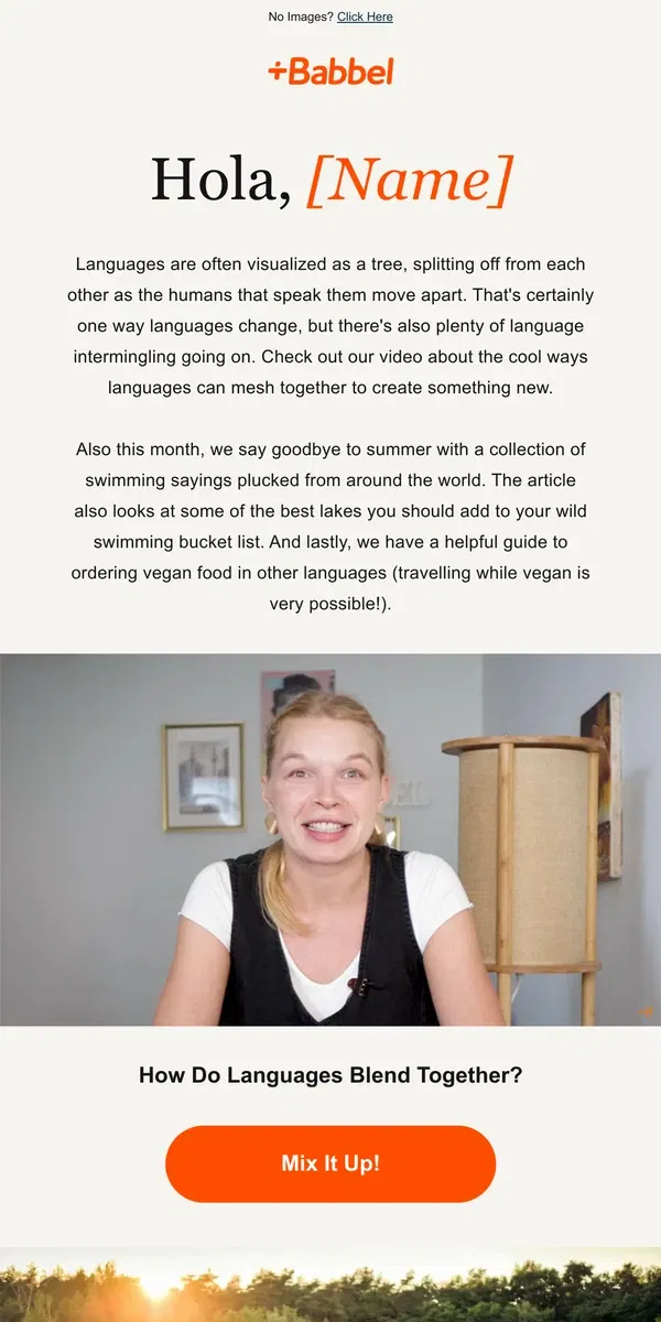 Email from Babbel. 🤔🤯 How Do Languages Blend Together?