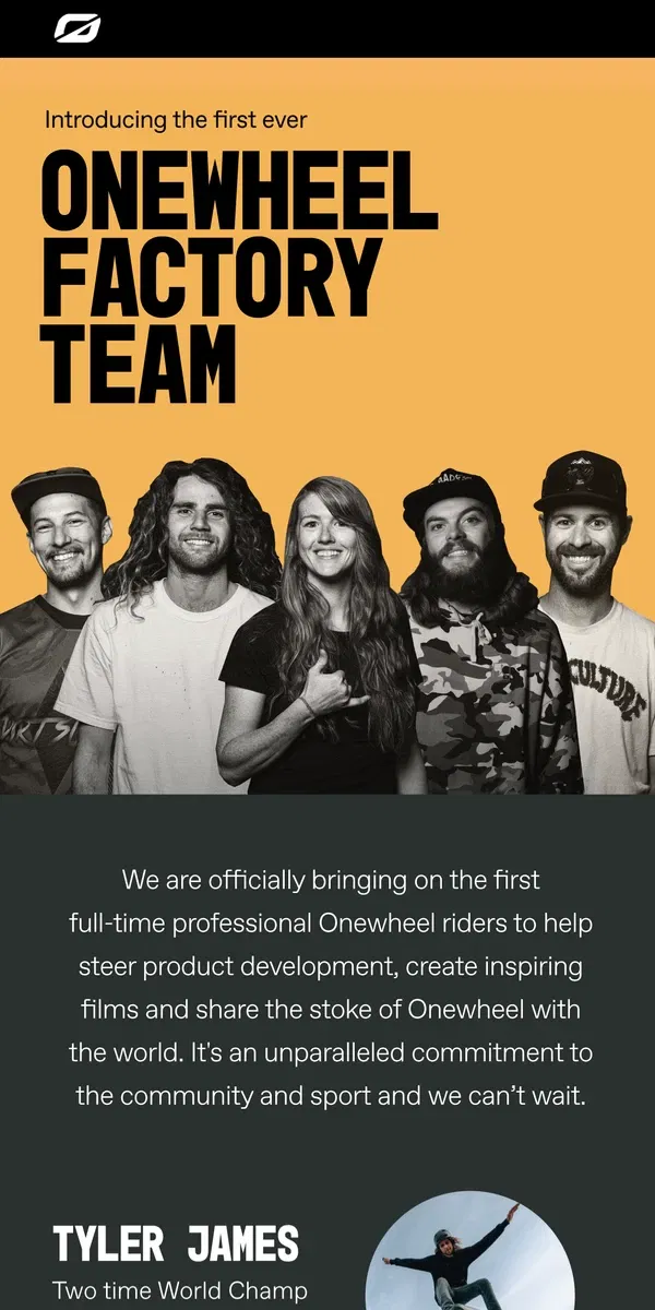 Email from Onewheel. Paid to ride Onewheel.