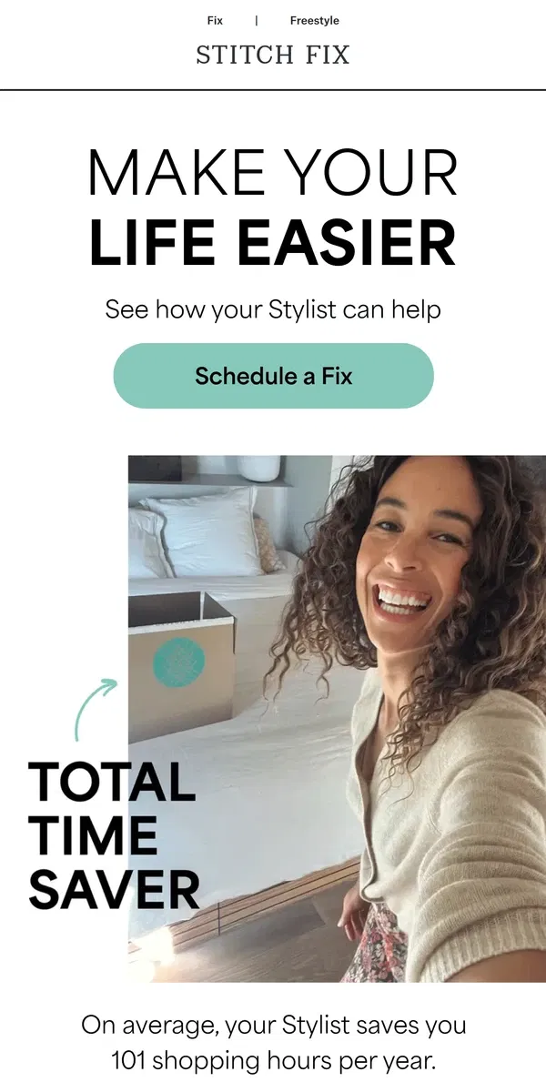Email from Stitch Fix. This is your sign ⚠️