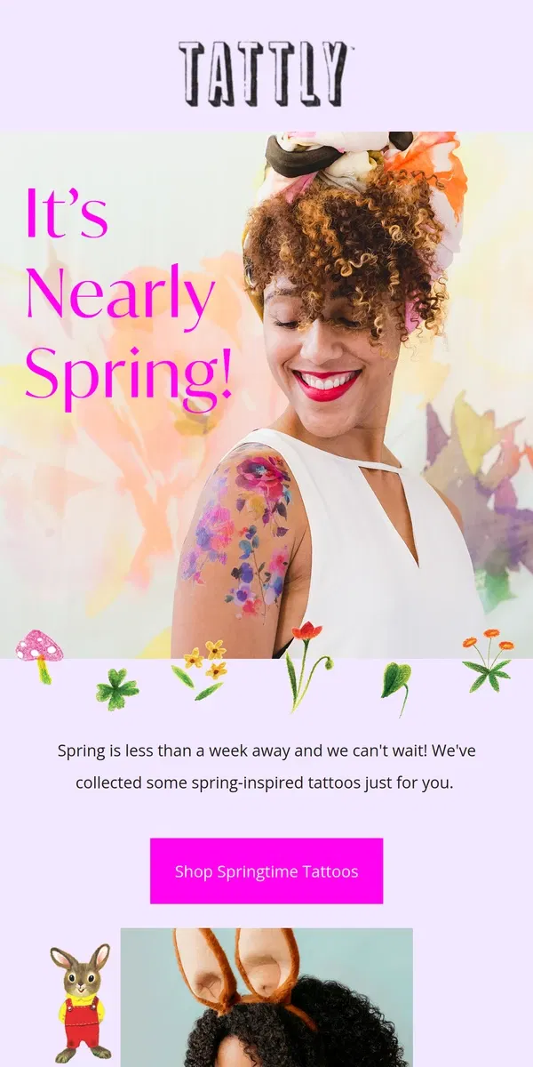 Email from Tattly. Feels Like Spring 🐥