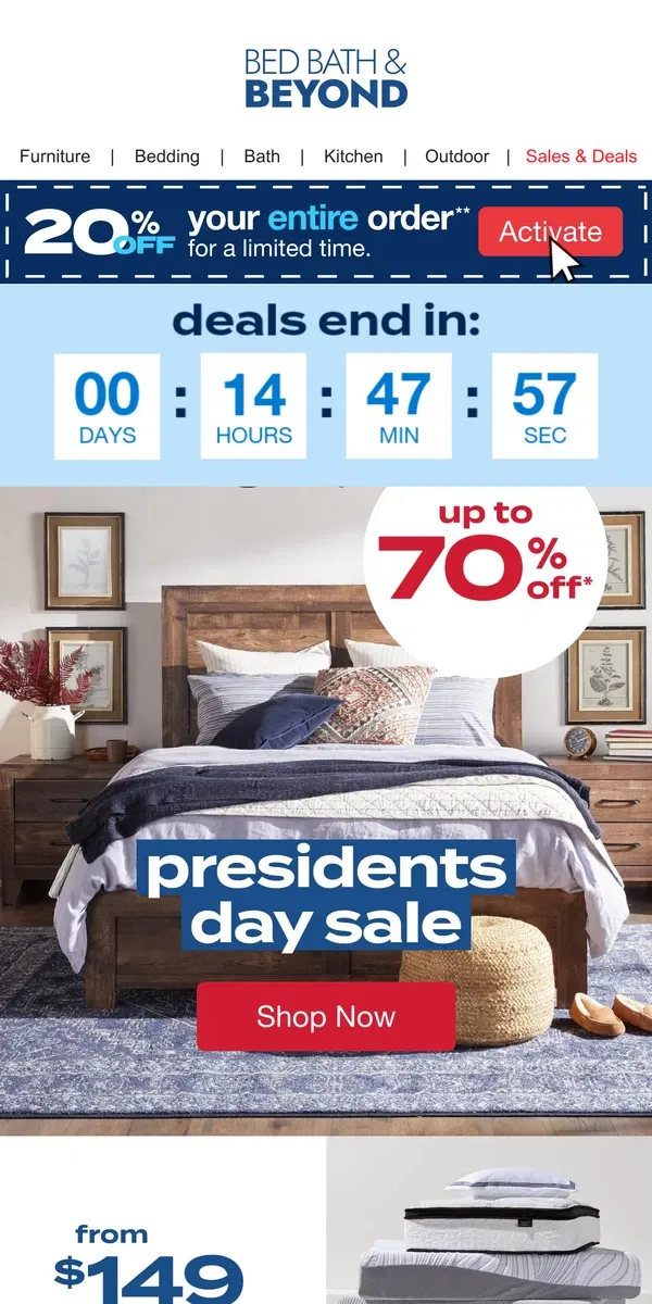 Email from Bed Bath & Beyond. There’s Still Time to Save BIG 🤩🙌