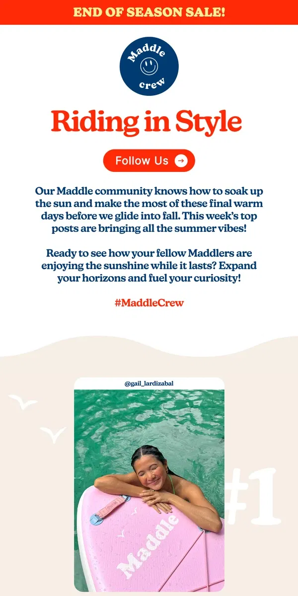 Email from Maddle. Check Out This Week’s Paddle Madness