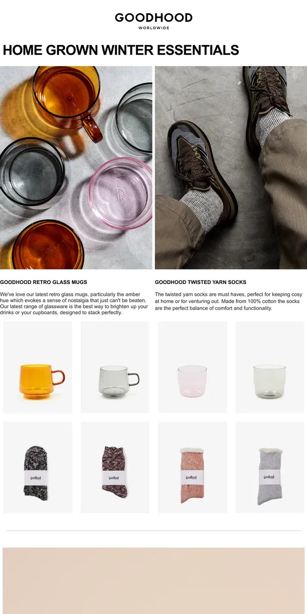 Email from Goodhood. Re-Up on Colour with HAY