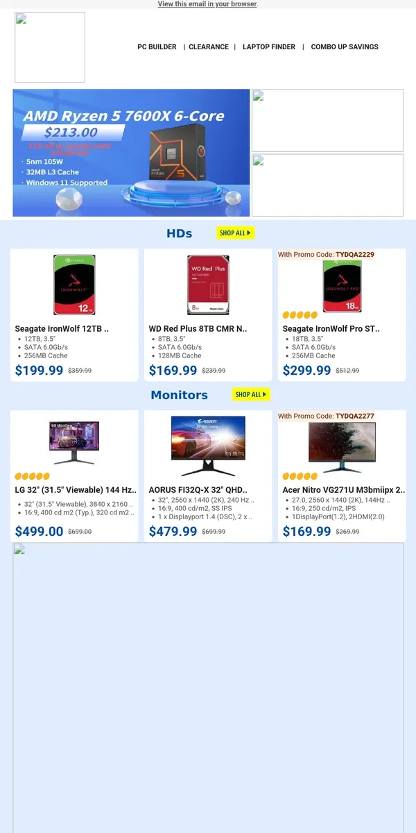 Email from Newegg. $649.99 Buys Serious Gaming Power: Lenovo Gaming Desktop T5!