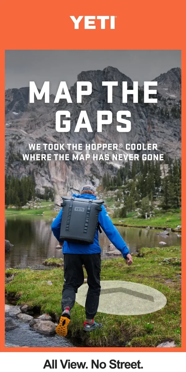 Email from YETI. Introducing Map the Gaps