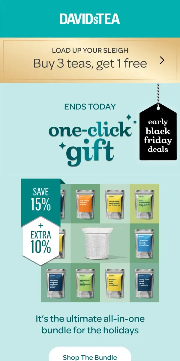 Email from DAVIDsTEA. Save on BEST SELLERS 🤩