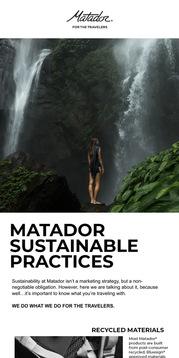 Email from Matador. Why should you care?