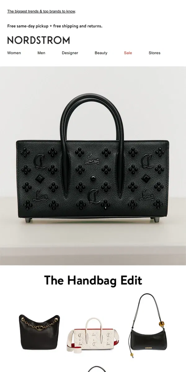 Email from Nordstrom. Find your next designer handbag here